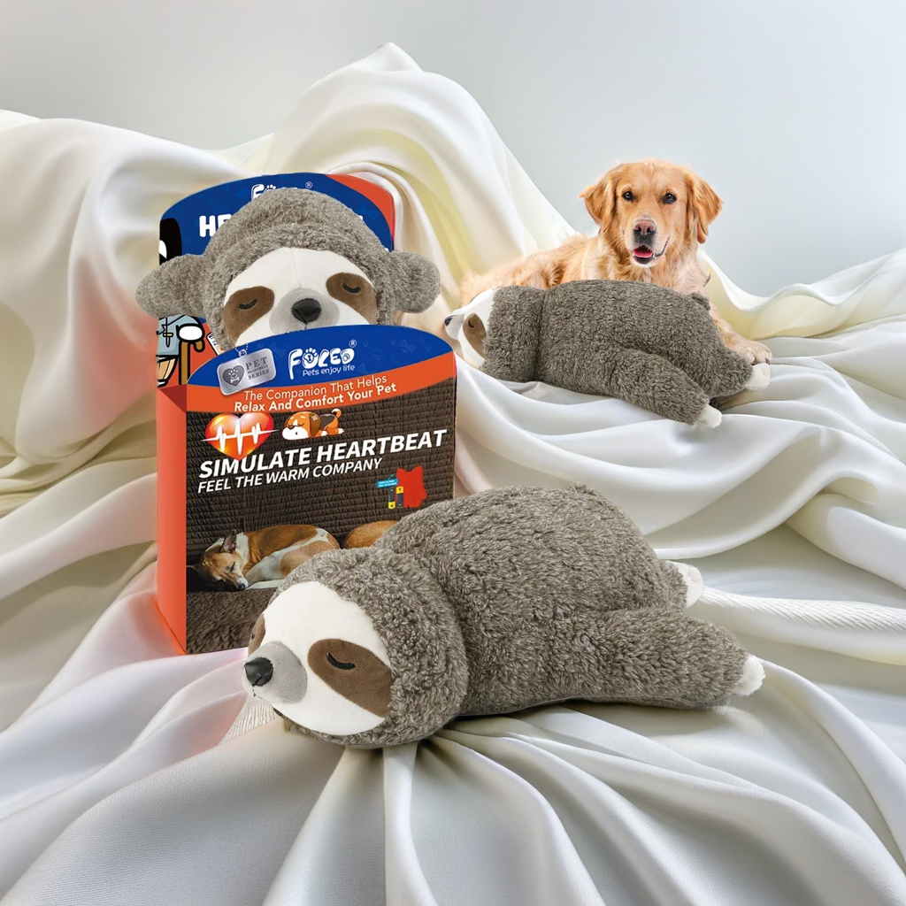 SnuggleSloth™ – The Ultimate Puppy Comfort Plush