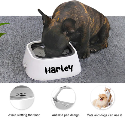 SplashGuard™ No-Spill Custom Pet Water Bowl